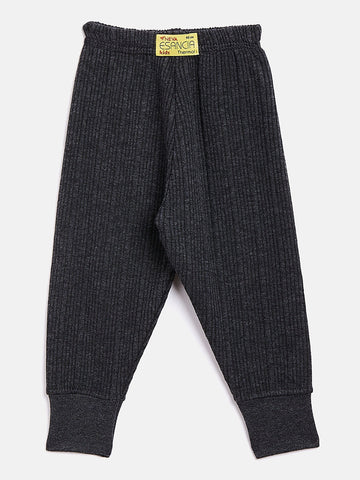 Neva Kids Unisex (Boys and Girls) 2 Lowers Combo Set Esancia Thermal- 1 Anthra and 1 Milange Grey